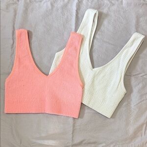 Offline by Aerie Ribbed Bralettes